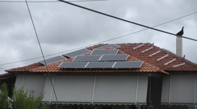 Φ/Β σε στέγη κατοικίας, ισχύος 8kW στo Βελεστίνο Φ/Β σε στέγη κατοικίας, ισχύος 8kW στo Βελεστίνο